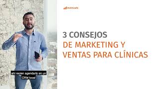 ✅ 3 Consejos de «marketing y ventas» para clínicas