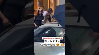 Goddesss😲😲😲...Kim Kardashian & Khloe Kardashian in INDIA to attend Ambani's wedding #kimkardashian