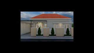 Desain rumah melebar di lahan 12x6m