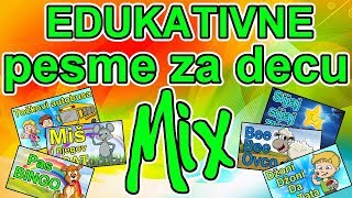 EDUKATIVNE pesme za decu MIX | Točkovi autobusa, Bee Bee Ovco, Džoni Džoni da tata i mnogo drugih