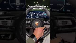 Porsche Taycan Sports Plus mode #porsche #taycan #sports #sportsplus #driving #porschetaycan #indian