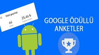 ANKET TAMAMLA PARA KAZAN !!! GOOGLE ÖDÜLLÜ ANKETLER İNTERNETTEN NASIL PARA KAZANILIR