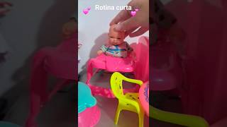 rotina curta com mini baby