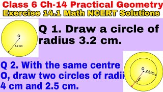 Class 6 Ex 14.1 Q 1 | Q 2 | Practical Geometry | Chapter 14 | Exercise 14.1 | Math NCERT Solutions