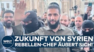 SYRIEN: Rebellen-Chef al-Baschir äußert sich! Klare Ansage an Israel! Sorge vor Chaos in Nahost