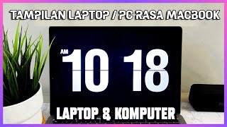 Cara Menampilkan Jam Di Layar Laptop / Komputer