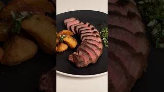 Picanha Steak, Crispy Potatoes, Chimichuri