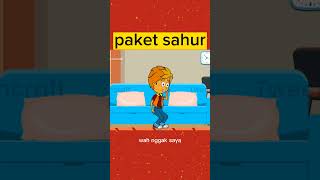 jasa bangunin sahur #shorts #animasi #lucu #tweencraft