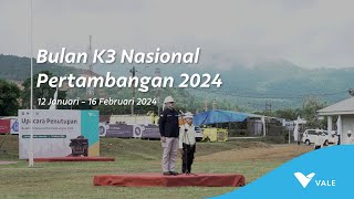 Bulan K3 Nasional 2024: Merayakan Komitmen Budaya K3 di PT Vale Indonesia Tbk