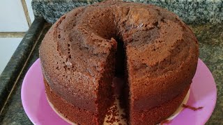 BOLO DE CHOCOLATE SIMPLES | FEITO À MÃO