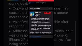 IOS 16.0.2 came out. #shorts #ytshorts #ios