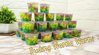 Puding Warna Warni Jadi 1 Cup