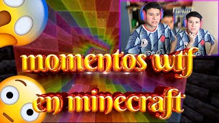 FUNNY MOMENTS EN MINECRAFT REACCION  |  IMGEACHE