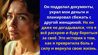 Мой муж подделал мое завещание, чтобы сбежать с любовницей, но он даже не догадывался, что я...