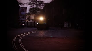 Train running on Road? - Gwalior Sheopurkalan Narrow Gauge Passenger at Ghosipura LC, Gwalior