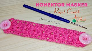 Terlaris 2021.!!! Tutorial "Konektor Masker Rajut" Motif Terbaru , Mudah dan Cantik.!!