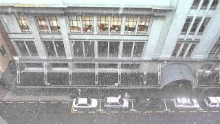 Snow from my Wellington office window