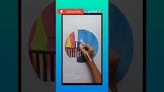 Beautiful night senary drawing#moon light senary drawing using poster colour#shorts#youtubeshorts