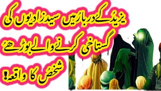 یزید کے دربار میں سیدزادیوں کی گستاخی کرنے والے بوڑھے شخص کاُُواقعہ ||Haq Bool || G  Murtaza Ameeni