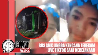 Detik-detik Kecelakaan Bus SMK Lingga Kencana Terekam Siswa Live TikTok - Chatnews 12 Mei 2024