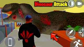 Dinosaur Attack in Franklin House in Indian Bikes Driving 3d