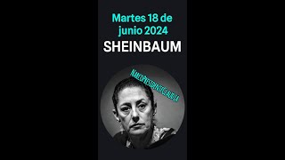 #Sheinbaum Contenido no apto para #Chairos y #ZurdosDeMierda. Conferencia de prensa 18/06/2024