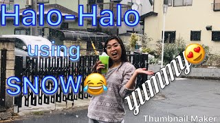 GUMAWA AKO NG HALO-HALO GAMIT SNOW | MASARAP | kim stories