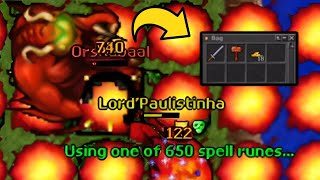 Old Tibia - LORD'PAULISTINHA x ORSHABAAL - DROP THUNDER HAMMER (TIBIA ELERA - TIBIA 7.81)