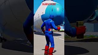 CAPTAIN-AMERICA DESTORY THE CARGO PLANE ✈️😮 | #gta5 #youtubeshorts #shortsfeed #shortvideo