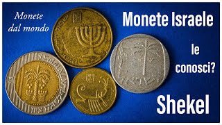 ISRAELE che monete usa? Shekel israeliano conflitto lira palestinese - Israeli new shekel coins