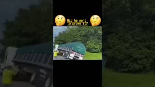 The truck falls over 😬#shorts #shortstrend #shortschallenge #shortsvideo #trendingshorts