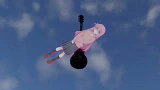 Bocchi falls from the sky while Free Bird plays