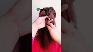 Hairstyle for long hair with trick | hairstyle by shameela | short | shorts |