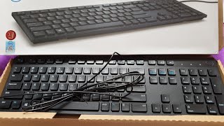 UNBOXING DELL MULTIMEDIA KEYBOARD, MODEL KB216