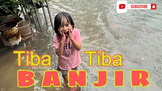 Banjir lagi Banjir lagi! // Air Kali-nya Meluap deras