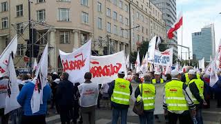 Pikieta pod siedzibą UE w Warszawie.