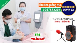 Thu âm KHAI TRƯƠNG Thu beauty spa TVC24 đọc khuyến mại Hấp dẫn