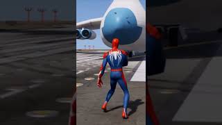 Spider-Man Destory The Venom Cargo Plane 😮#shortsfeed #youtubeshorts #gta5online