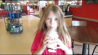 Trying The NEW Starbucks Smore's Creme Frapp! - May 27, 2017