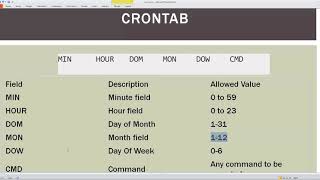 15.2 CronTab Part 2