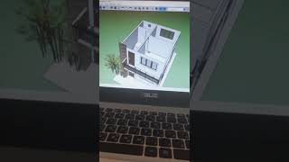 House Design #housedesign #sketchup #civilengineer #modelhouse