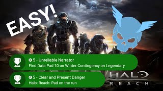 Halo Reach Achievements "Clear and Present Danger" & "Unreliable Narrator" (EASY METHOD 2023)