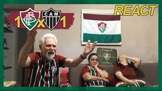 FAMÍLIA TRICOLOR REAGE À 1 FLUMINENSE X 1 ATLÉTICO MG - CAMPEONATO BRASILEIRO 2023