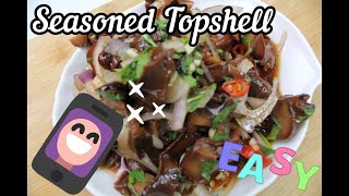 Seasoned TopShell | Recipe | Simple recipe | Easy to cook | 凉拌海螺 | ASMR