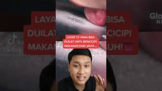 Layar bisa Dijilat untuk Cicipi Makanan🤔🤔| IG Virgaraditya