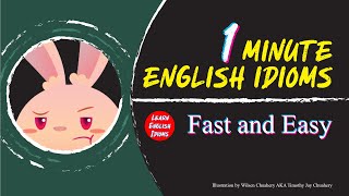 Learn English Idioms - Not A Happy Bunny