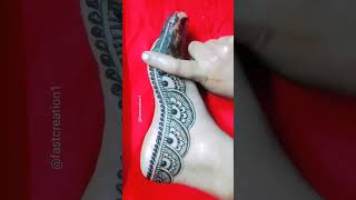 Amazing reverse leg mehndi।। latest mehndi reverse।। easy leg mehndi design।।beginners leg mehndi