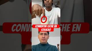 Leche en colacao con un dedo #fypyoutube #shorts #funny #humor