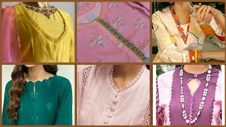 simple neck design,easy neck design,kurti neck design,suit neck design-TREND SPOTTER