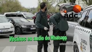 DETIENEN AL BANANO QUE ARROLLÓ A UN GUARDIA CIVIL DURANTE LA ALARMA POR CORONA VIRUS EN ESPAÑA